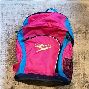Speedo Pink and Blue Sports Backpack